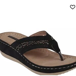 Good Choice Women's Bari New Thong Wedge Sandals
#2